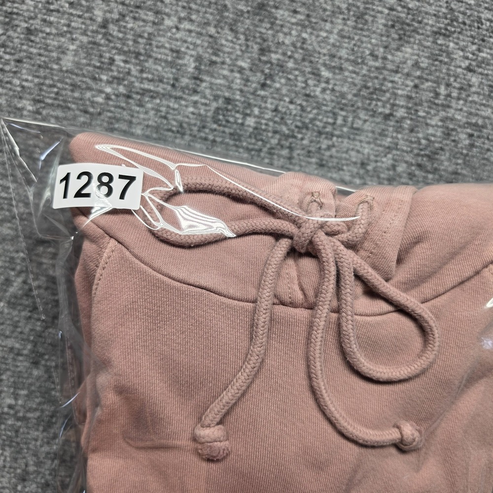 Madewell Oversized French Terry Raglan Hoodie Sweatshirt Women S Dusty Mauve - Picture 10 of 10
